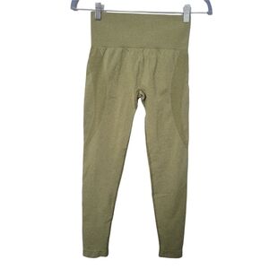 Shein Light Green Sculpting Contouring Athleisure Leggings